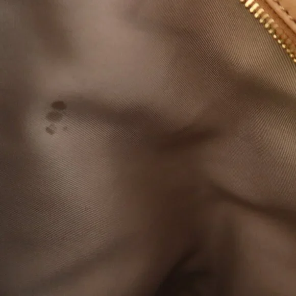 American Leather Co. Fringe Lilly Ziptop Hobo Bag Nutmeg NEW - Picture 6 of 6